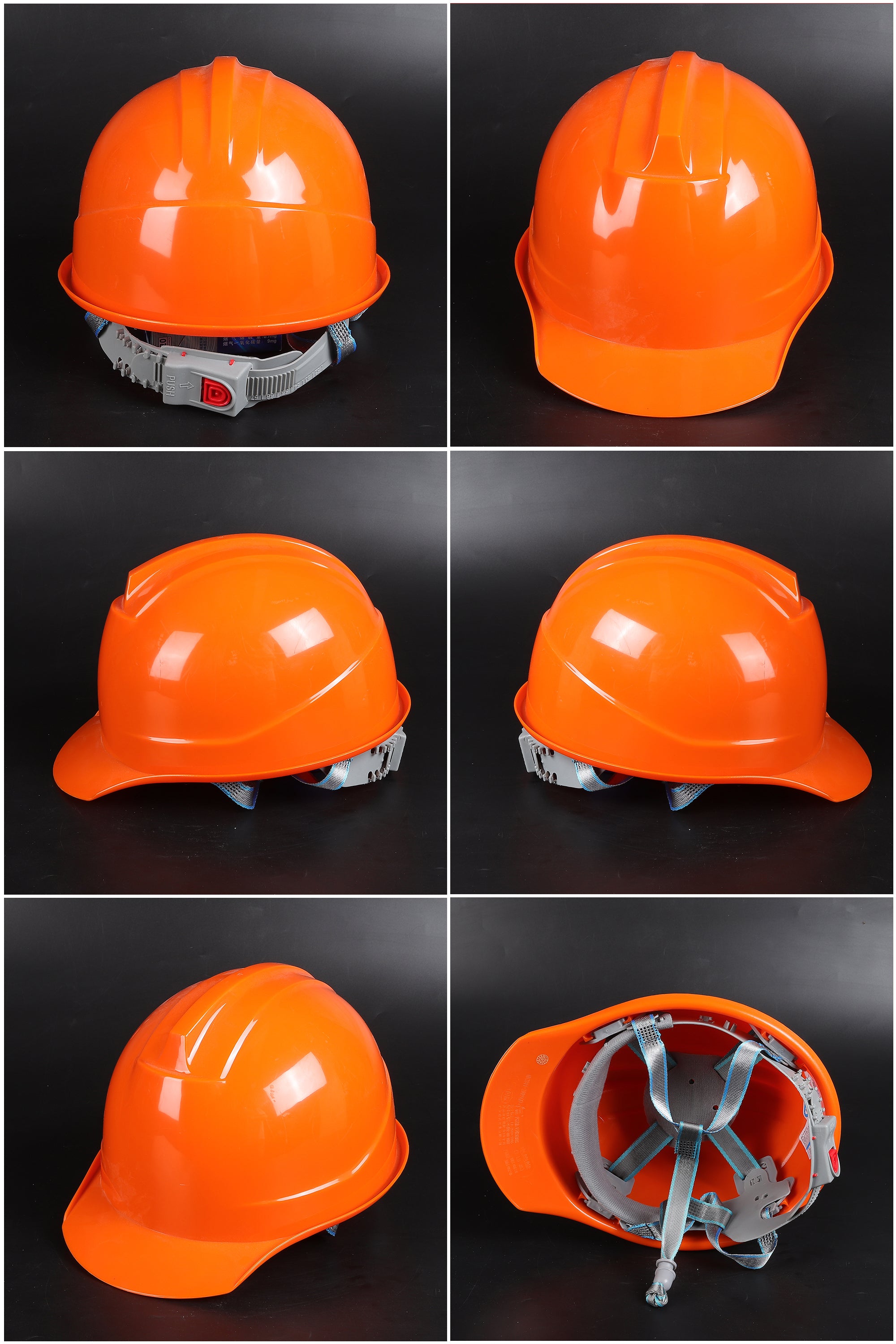 368ABS Button-Adjust Hard Hat - ABS Cap-Style Safety Helmet