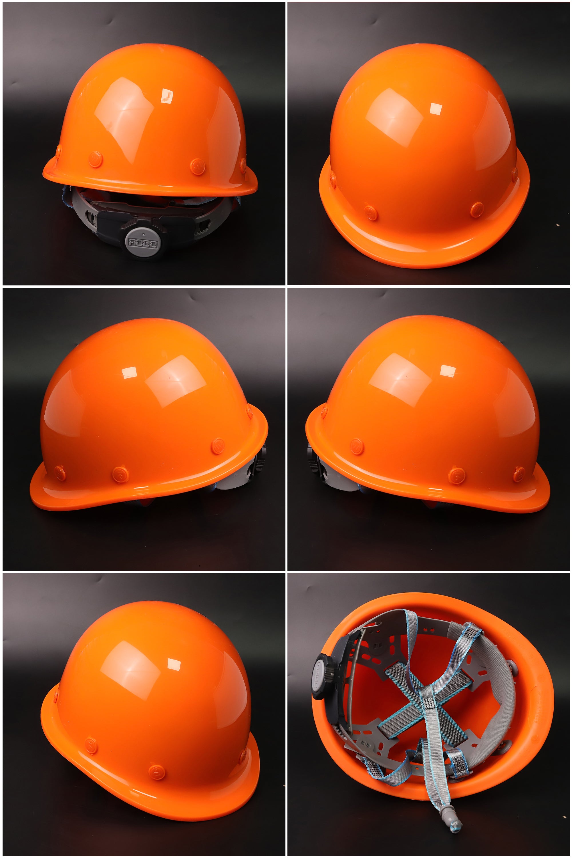 Q2 Ratchet Hard Hat - Round-Crown PP/PE Helmet