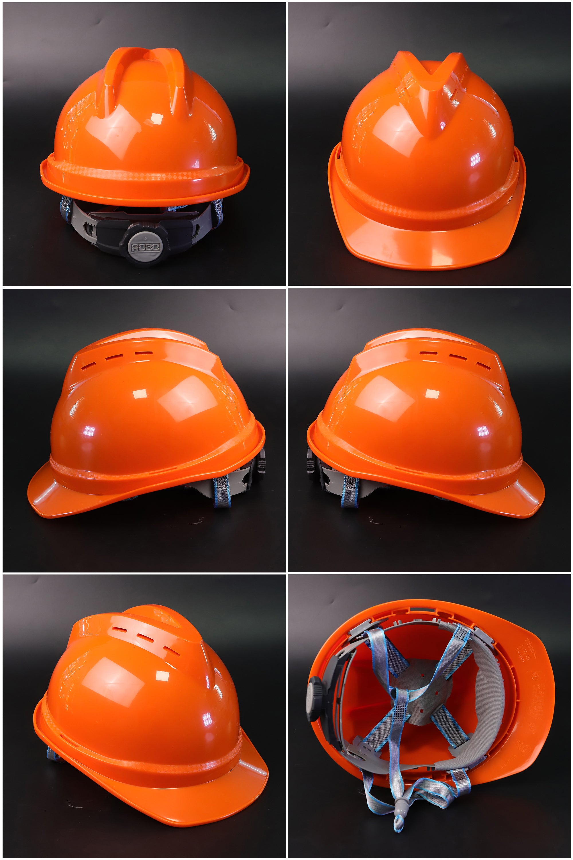 502-B Ratchet Hard Hat - ABS Cap-Style Safety Helmet