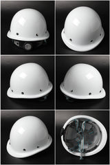 Steel-Rivet Ratchet Hard Hat - Round-Crown SMC Helmet
