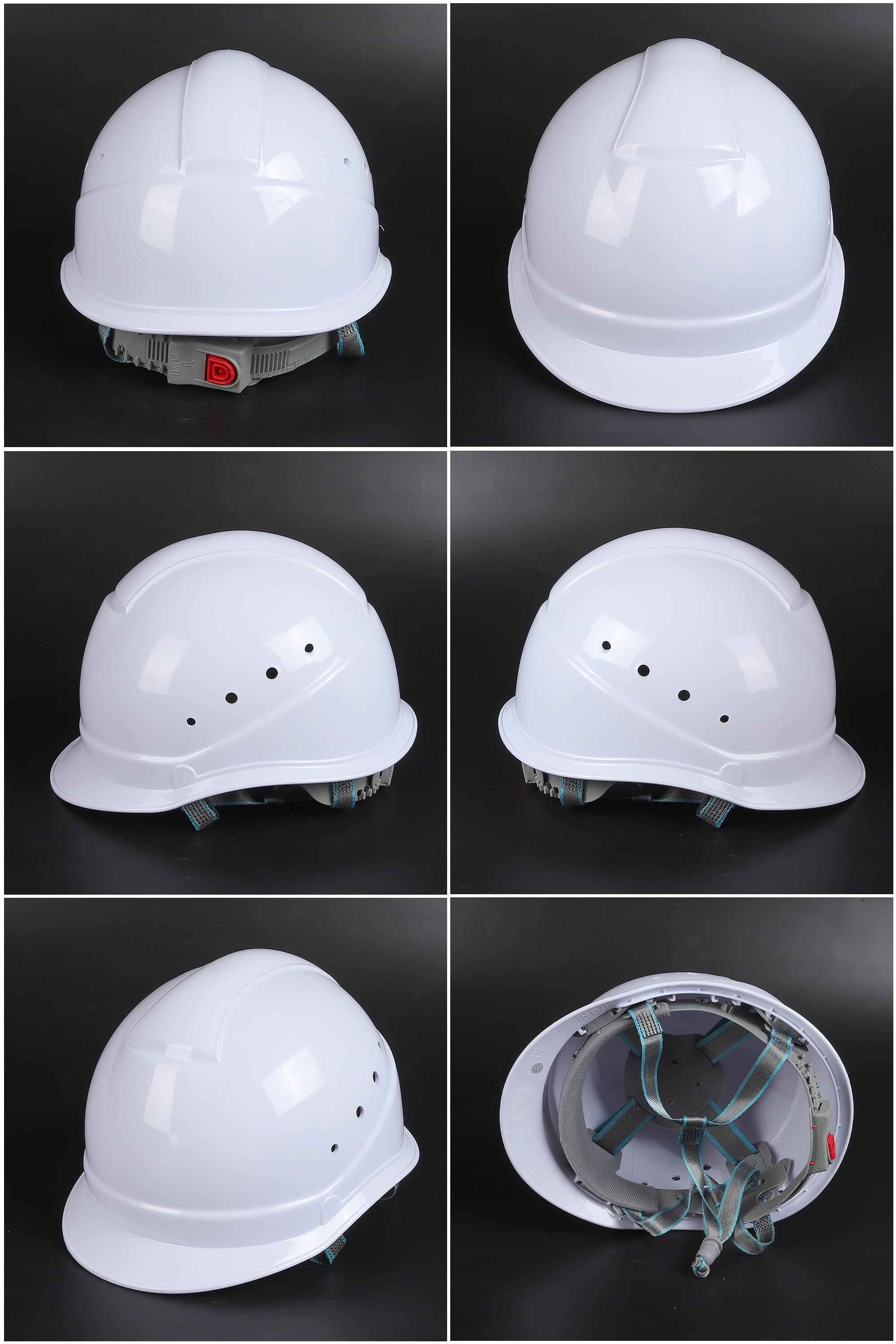 518ABS Button-Adjust Hard Hat - ABS Cap-Style Safety Helmet