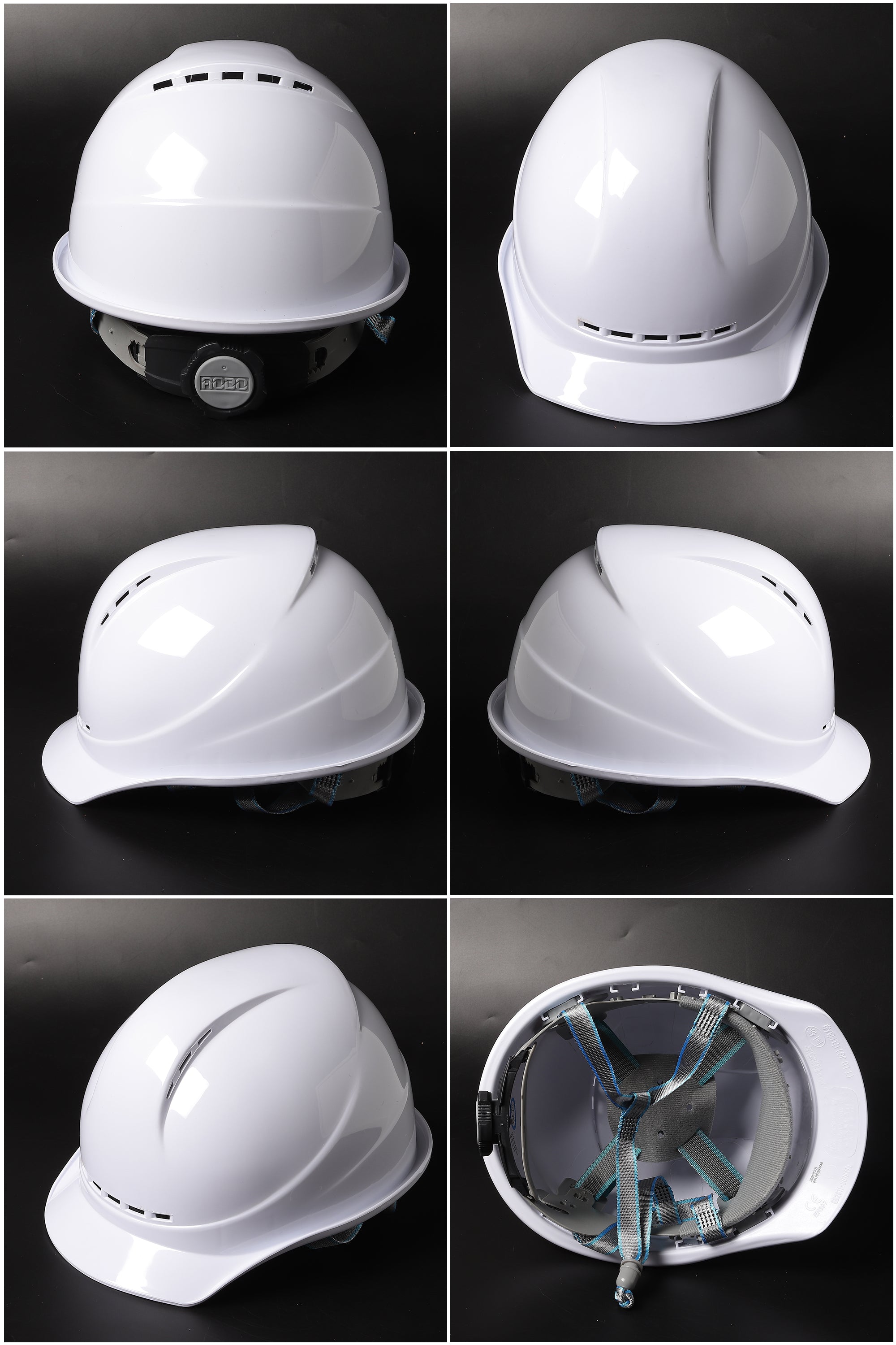 589 Ratchet Hard Hat - Vented ABS Safety Helmet