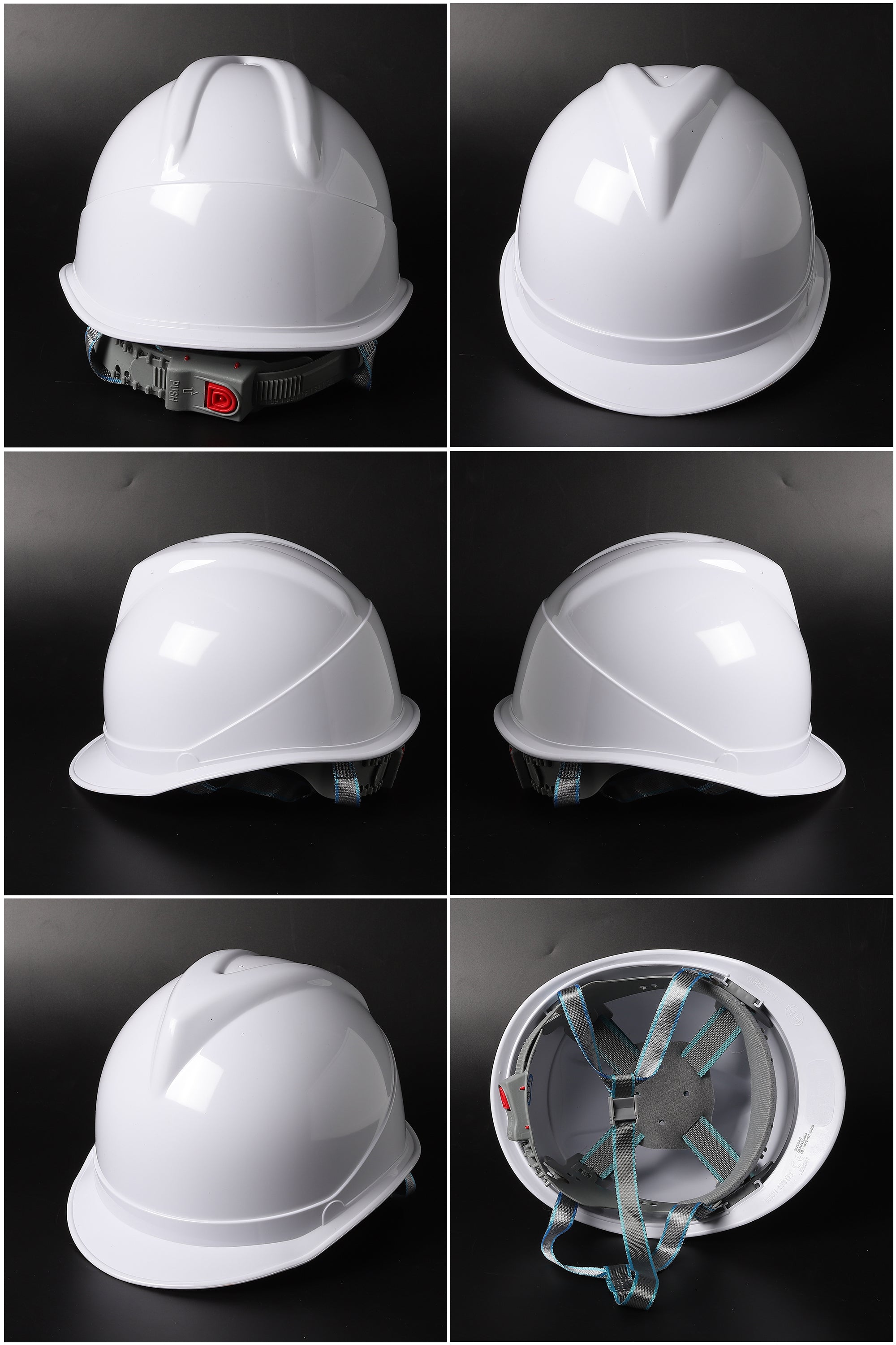 328ABS Button-Adjust Hard Hat - ABS Cap-Style Safety Helmet
