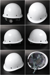 Steel-Rivet B Ratchet Hard Hat - Round-Crown SMC Helmet