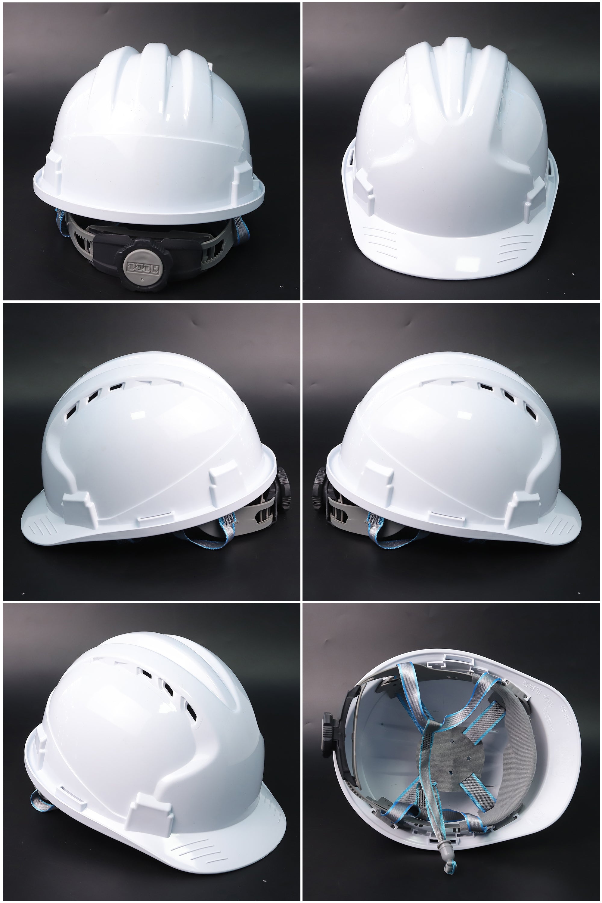 538-A Ratchet Hard Hat - Vented ABS Safety Helmet