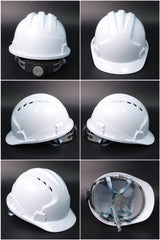 538-A Ratchet Hard Hat - Vented ABS Safety Helmet