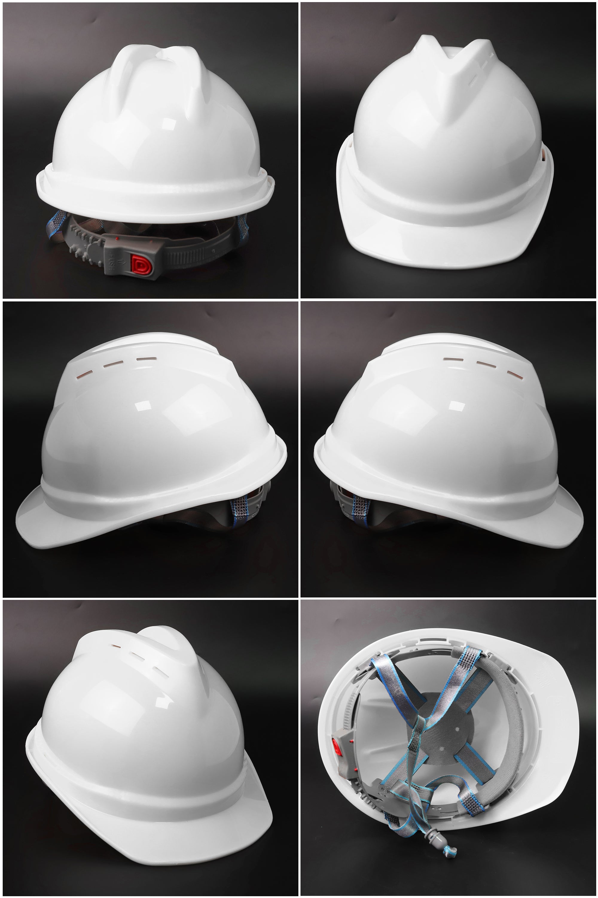 502ABS Button-Adjust Hard Hat - ABS Cap-Style Safety Helmet