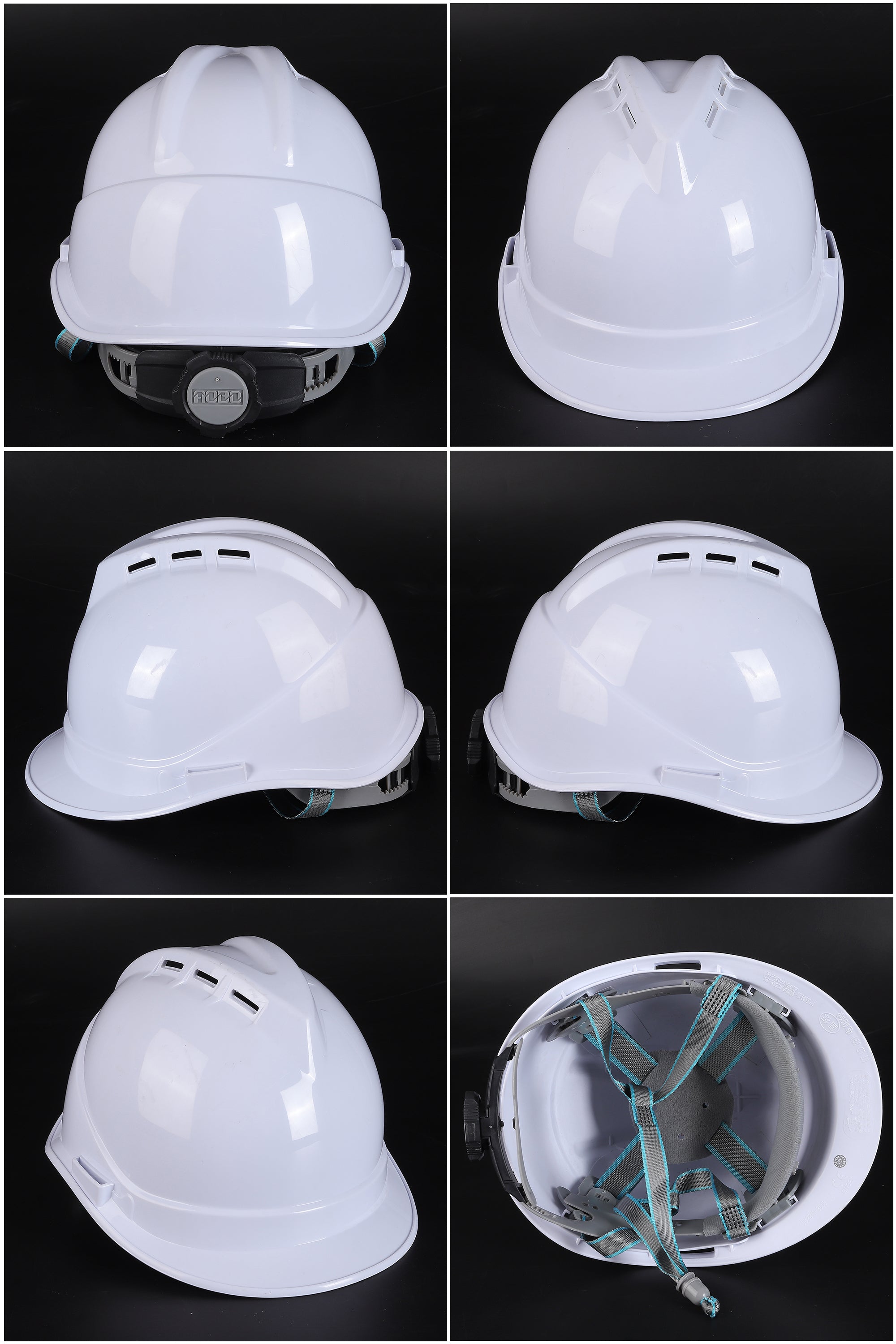 358ABS Ratchet Hard Hat - Vented ABS Safety Helmet