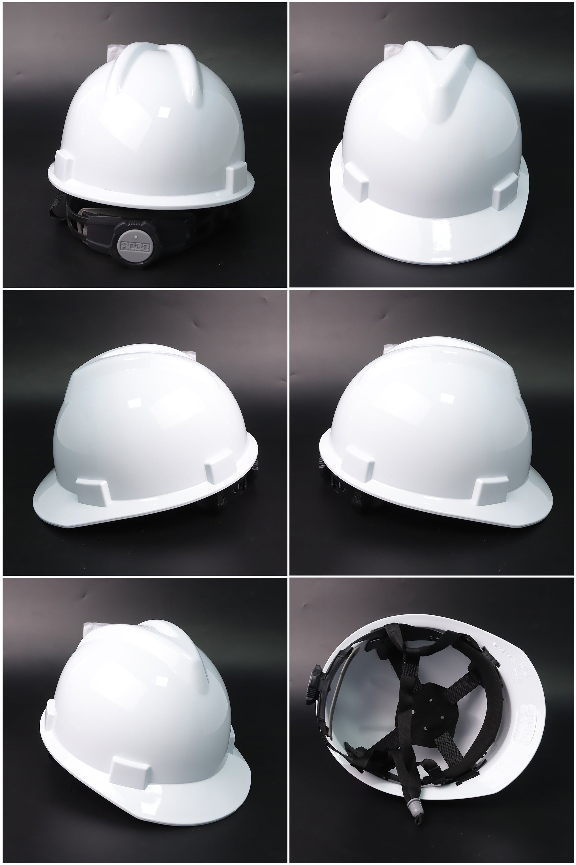 1601V Ratchet Hard Hat - V-Ridge SMC Safety Helmet