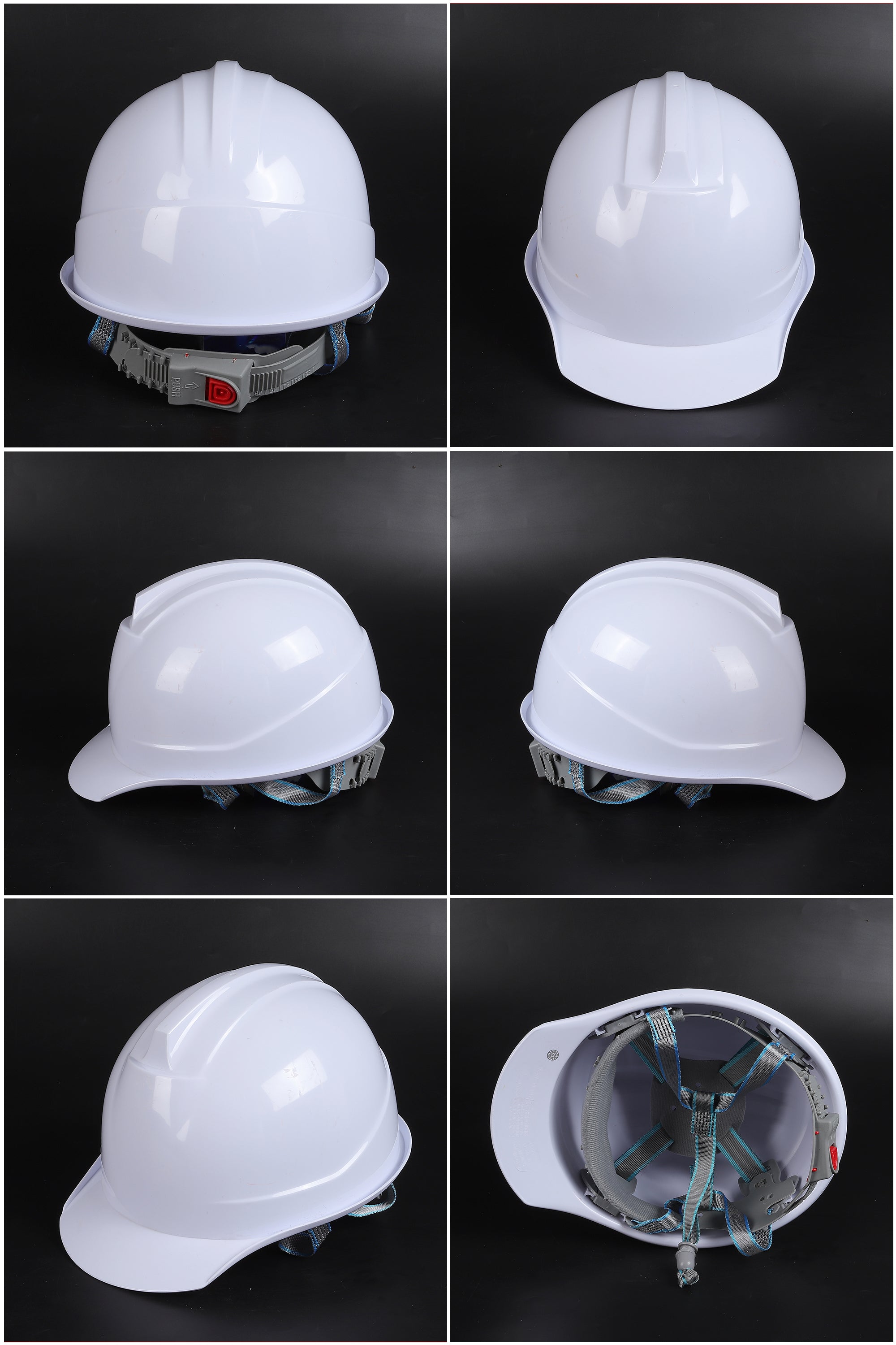 368ABS Button-Adjust Hard Hat - ABS Cap-Style Safety Helmet