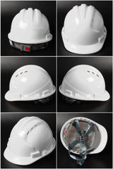 538-C Button-Adjust Hard Hat - Vented PP/PE Safety Helmet